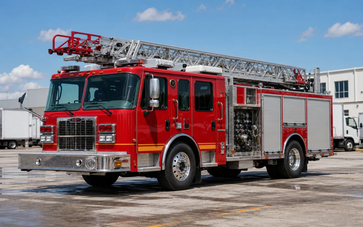 Fire engine fleet vehicle