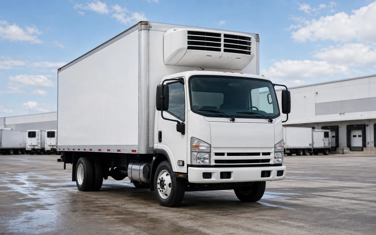 Refrigerated box truck