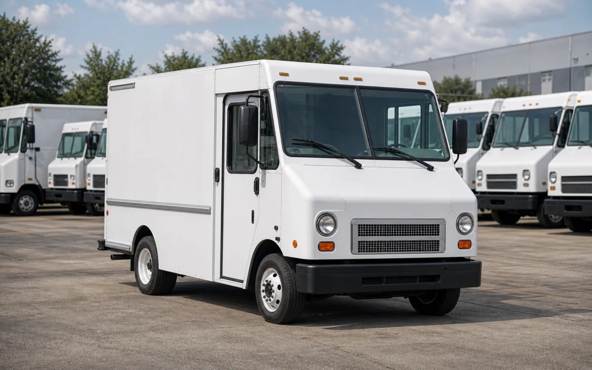 Small delivery truck