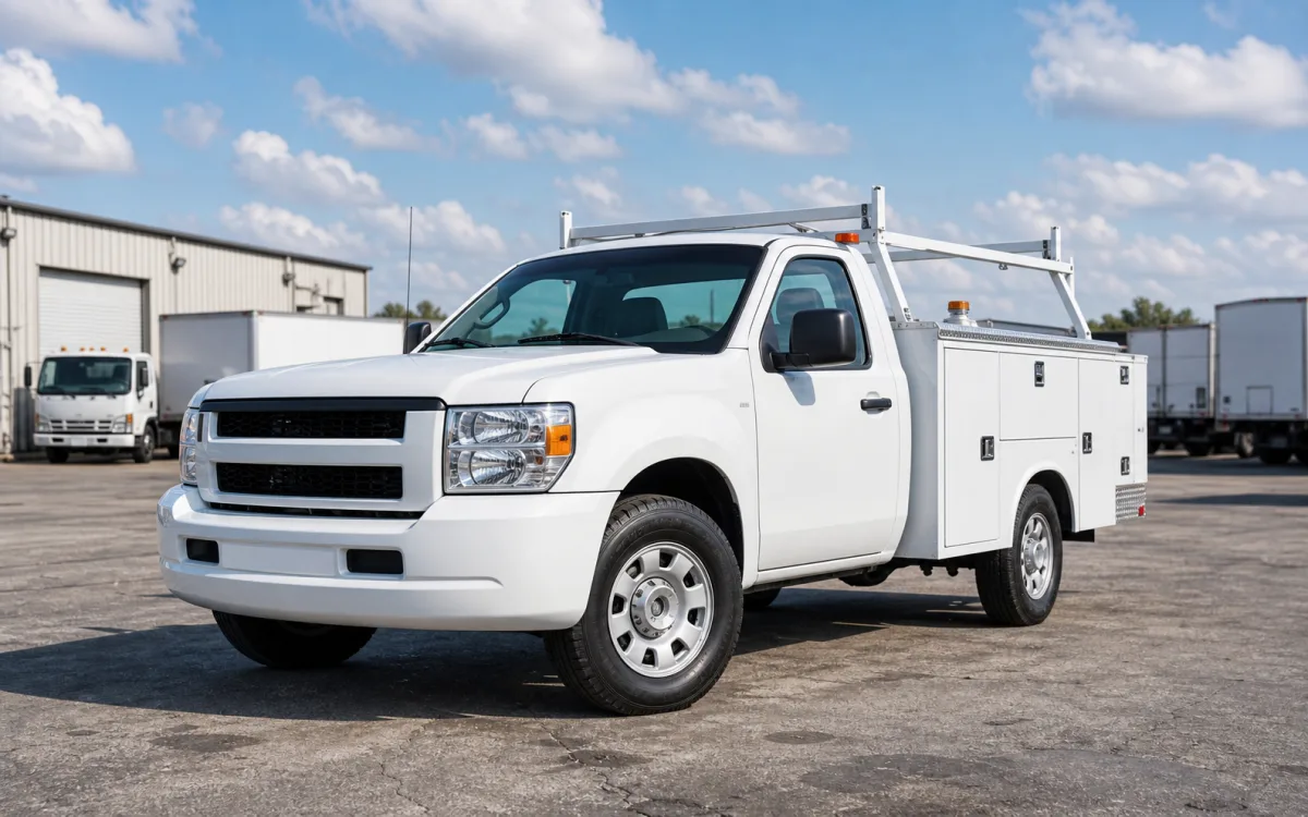 Small commercial work truck