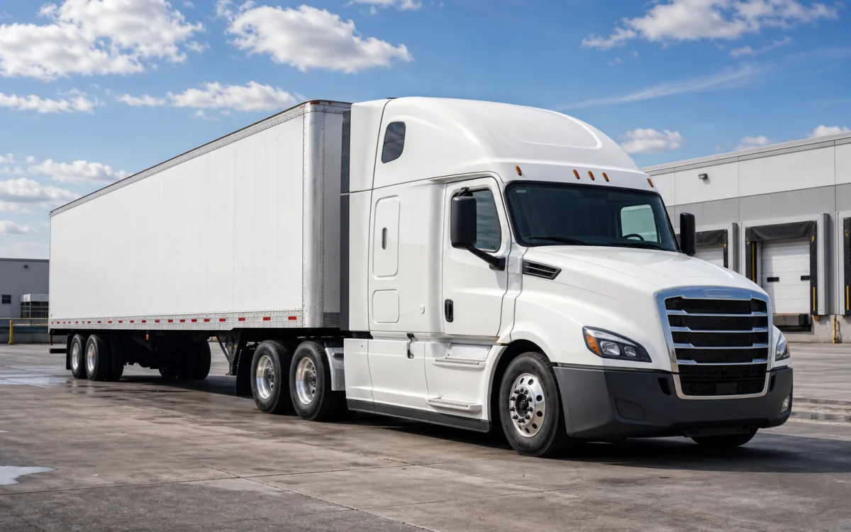 Class 8 tractor trailer