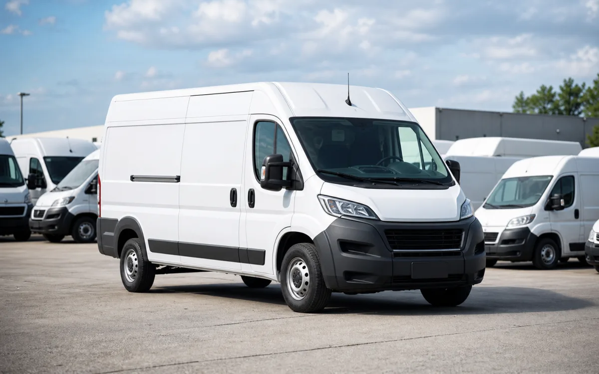 Commercial cargo van fleet